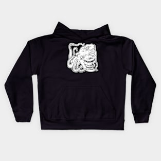 Octopus Print Kids Hoodie